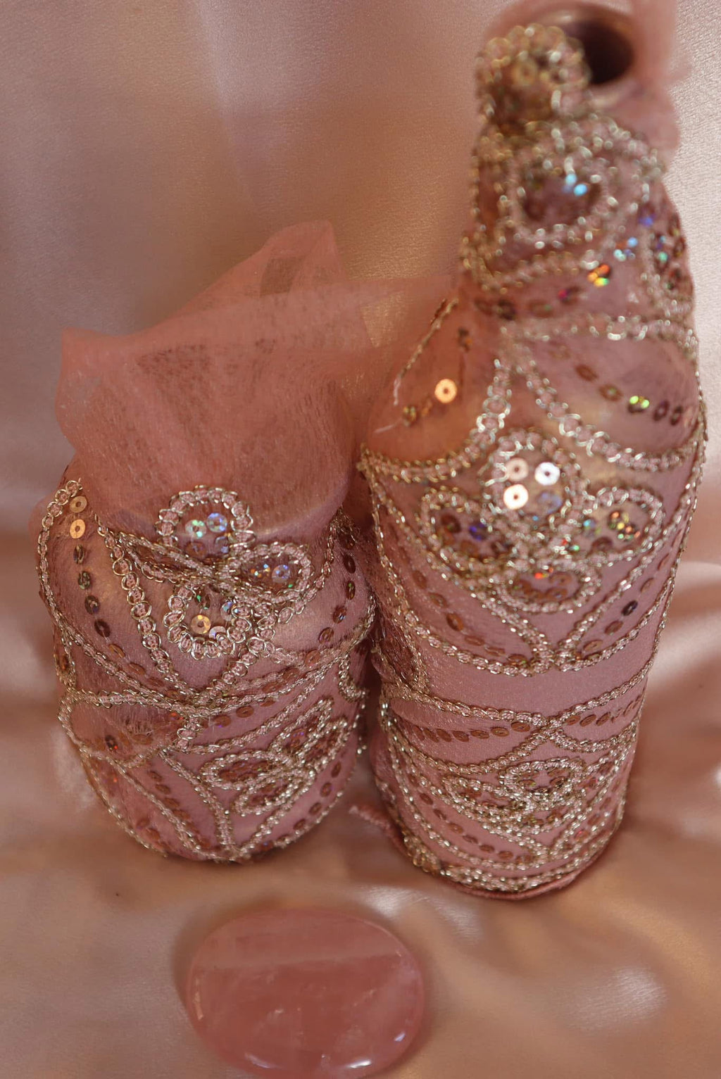 Hand Crafted Enchantment Gypsy Bottles And Pillows Set