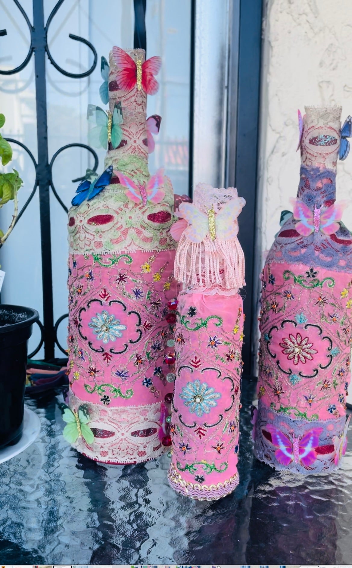 The Butterfly Garden Gypsy Bottle Set