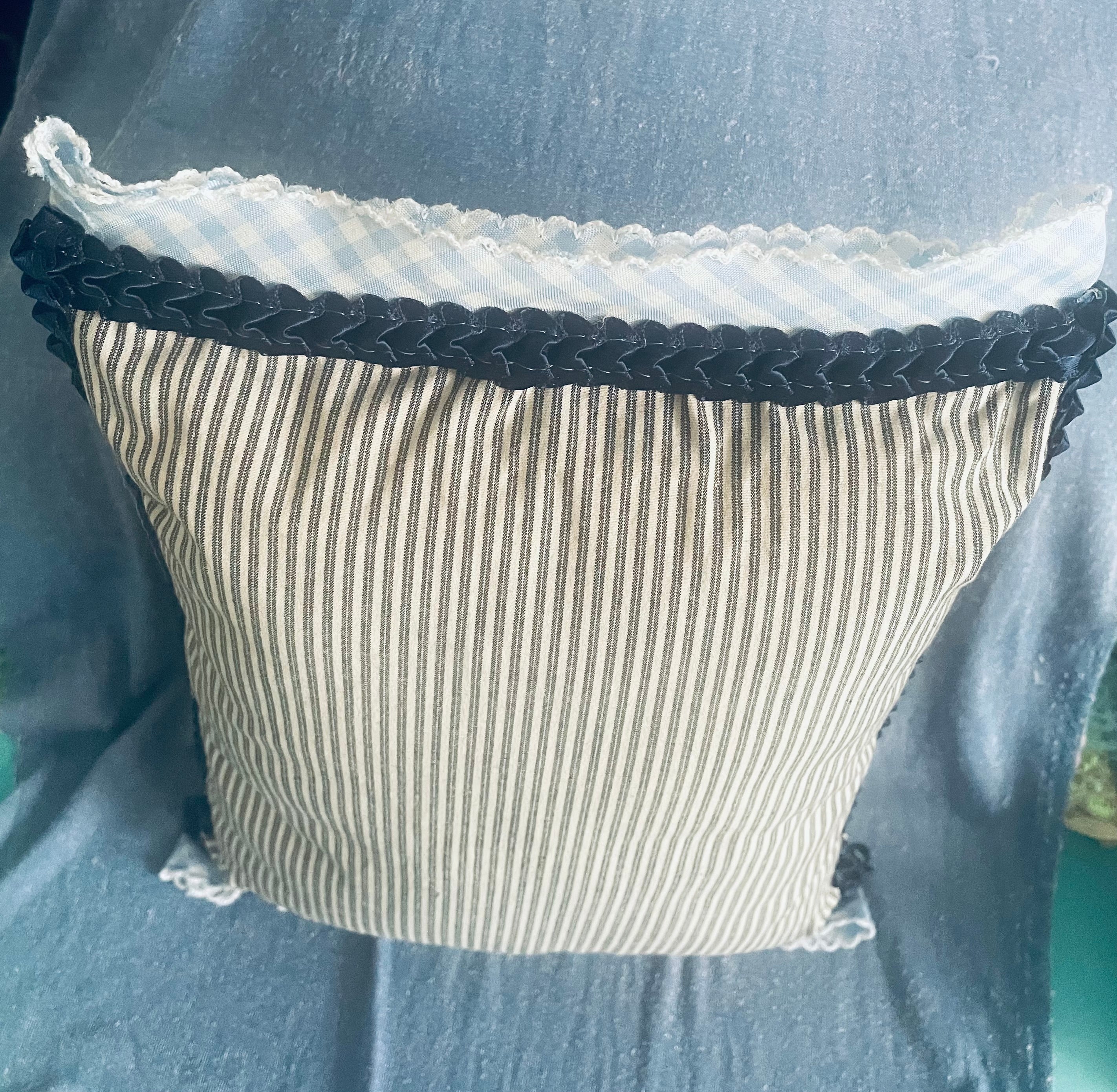 Hand Crafted Playful Cow Pillow