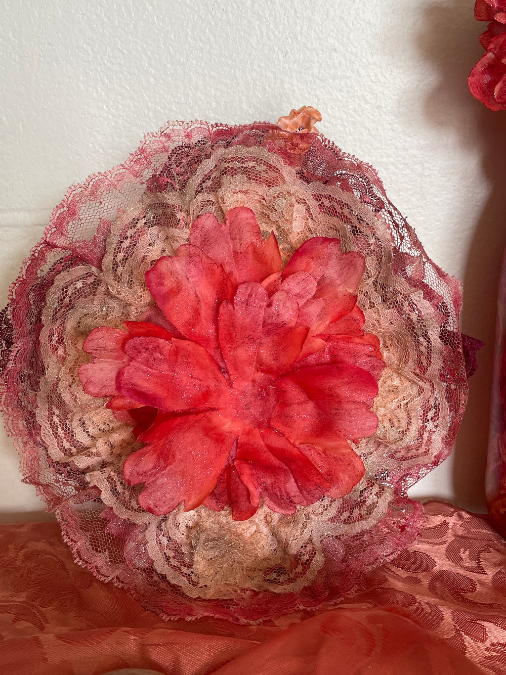 Blossoms And Petals Of Mystique Gypsy Bottle And Pillow Set