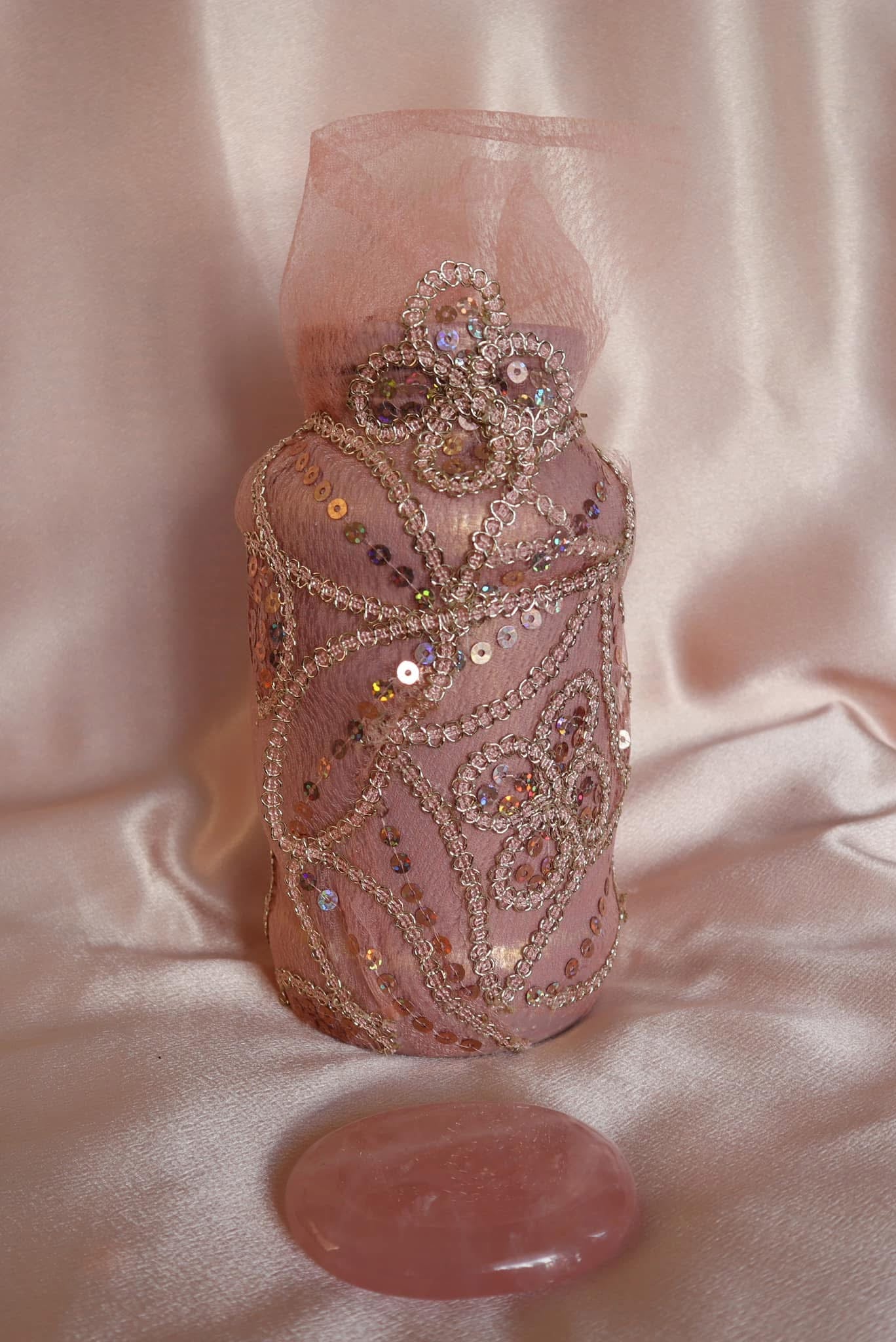 Hand Crafted Enchantment Gypsy Bottles And Pillows Set