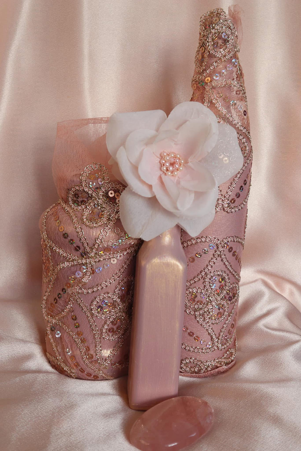 Hand Crafted Enchantment Gypsy Bottles And Pillows Set