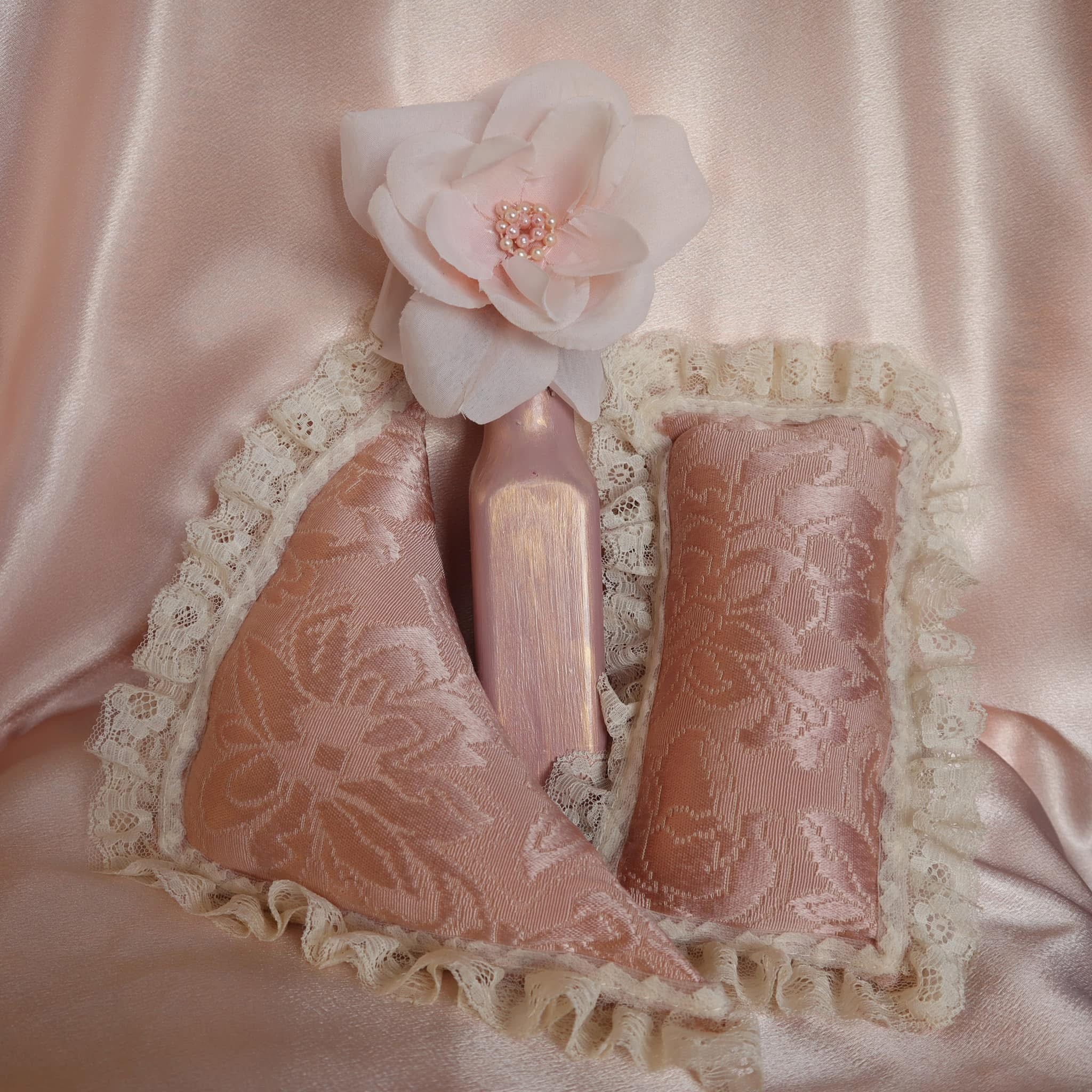 Hand Crafted Enchantment Gypsy Bottles And Pillows Set